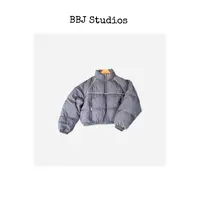 Bing Studios｜冬季极简时尚减龄保暖鹅绒面包服-7044