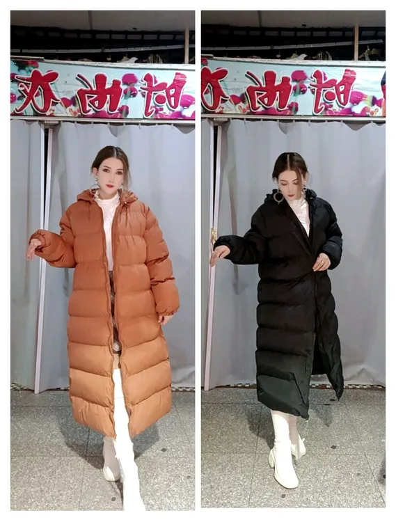长款外套冬季保暖宽松女款外套