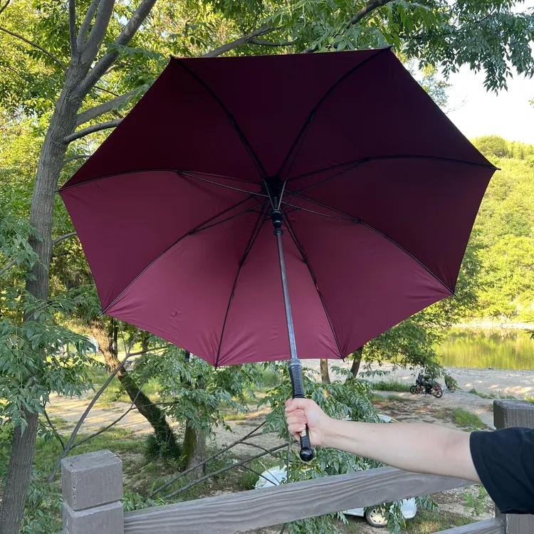 特大号特工伞长柄耐用抗风暴晴雨防卫车载工艺伞