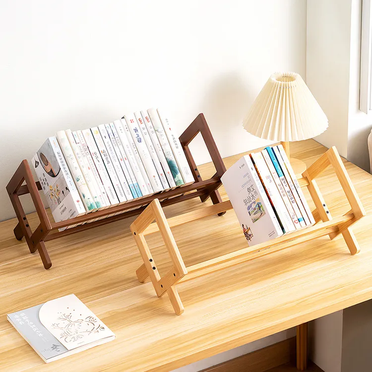 桌面书架置物架书柜书桌上的置物架简易小书架客厅书房收纳架