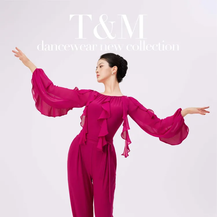 T&M Dancewear ｜秘密花园｜摩登舞服 长袖连体上衣