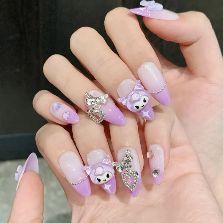 【多巴胺】美少女卡哇伊卡通可爱假指甲手工穿戴甲假指甲