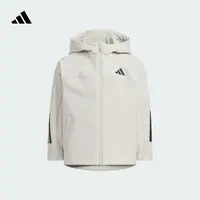 adidas阿迪达斯官方男女小童双旦礼遇秋冬拒水连帽夹克外套KS0653