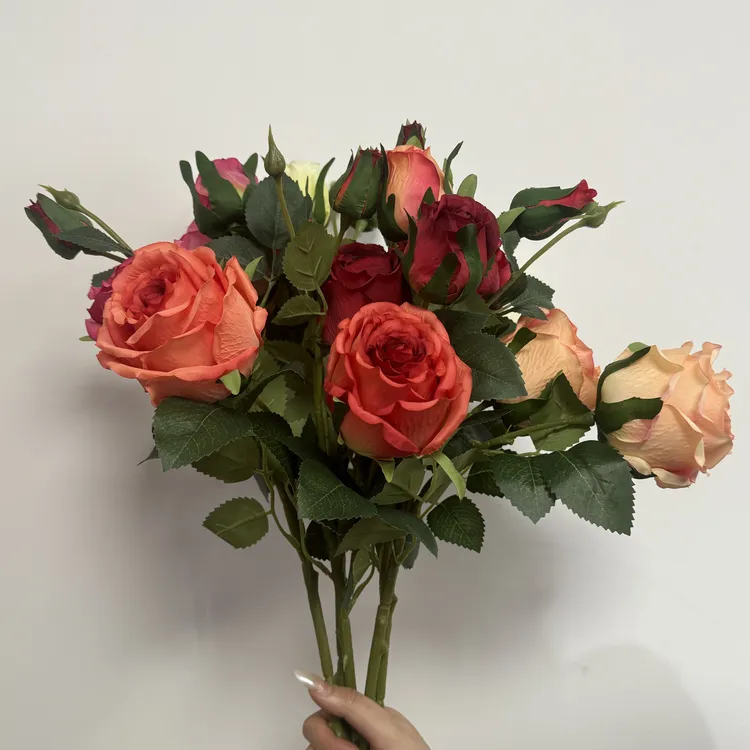 【金灿枚】紫轩仿真花材批发手捧花婚庆摆件花艺布置场景厂家直销