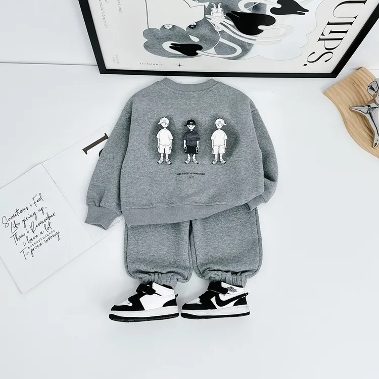 男童套装2025新款秋装儿童秋冬季两件套洋气 UTT8811