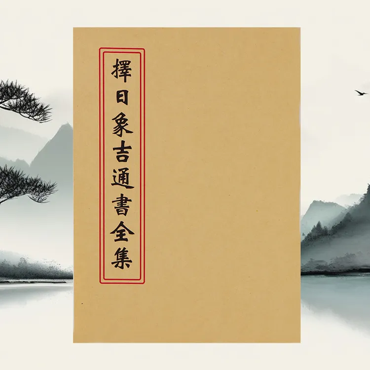 新款胶装58页 择日象吉通书全集 内容通俗易懂 老师傅必备书籍
