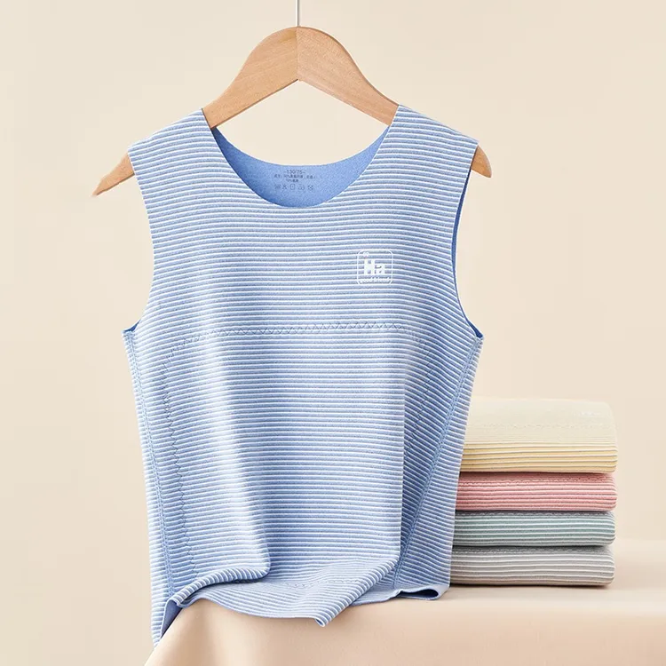 德绒儿童保暖背心内穿男童秋冬前后加厚护肚马甲女童宝宝无痕吊带