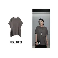 穿不腻丨25年夏季新品天丝麻轻盈舒适大版遮肉松弛感针织衫22993