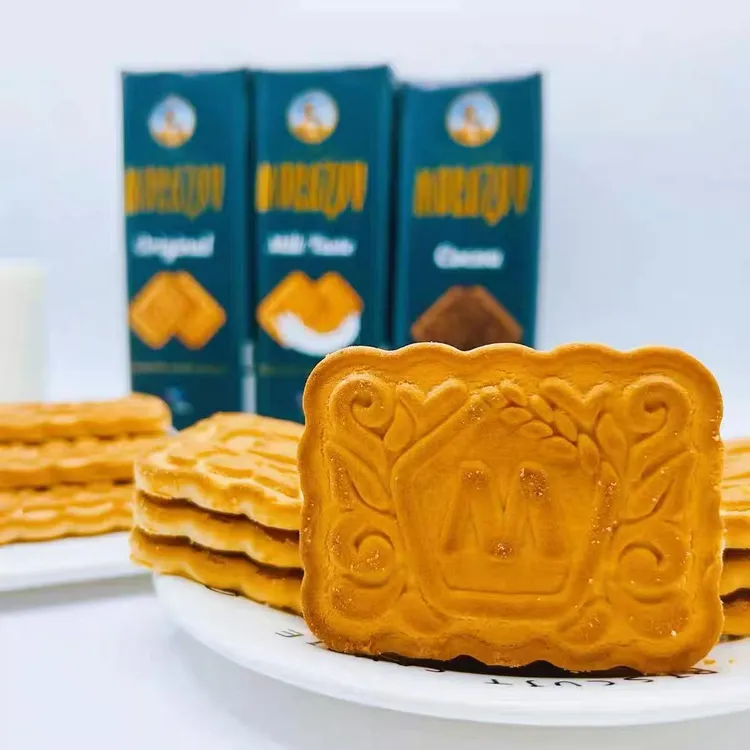 （喜珍）俄罗斯进口维克多莫罗佐夫牛奶味饼干290克