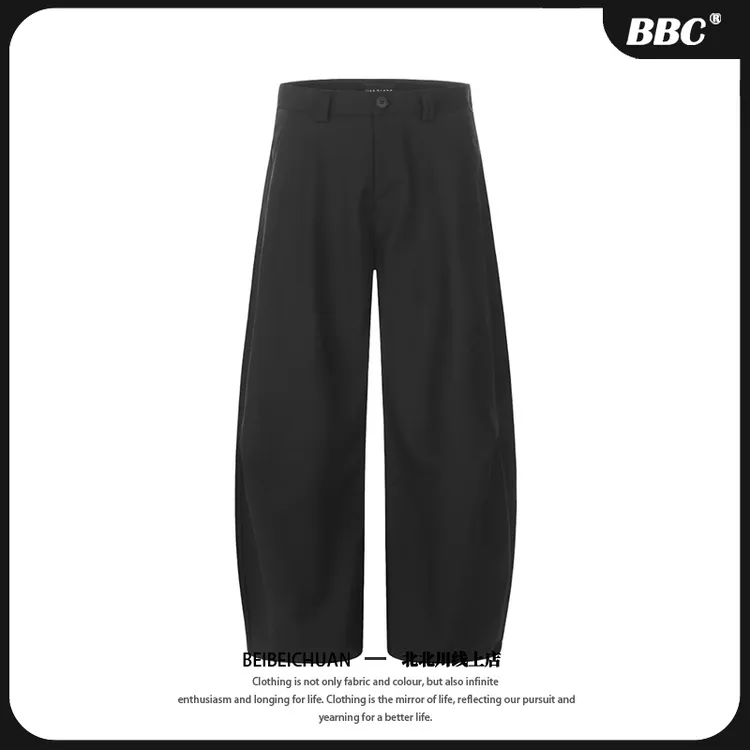 BBC【松弛感弯版西裤】休闲复古抗皱宽松高级感垂感舒适