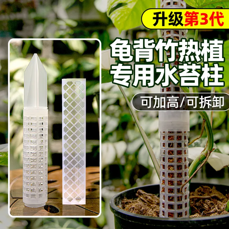 水苔柱龟背竹热植专用白龟蔓绿绒可拼接新型植物攀爬柱支撑杆花架商品图