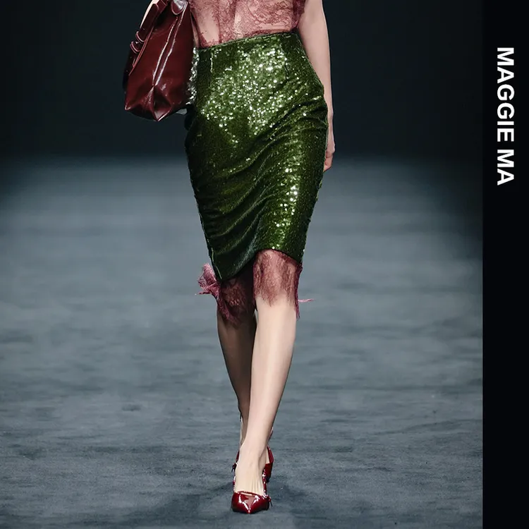 MAGGIE MA马婧包臀半身裙子女款爆款2025新款高级感夏季女装173B