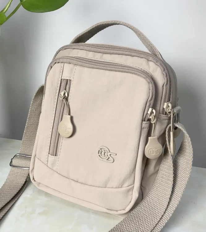 男女同款多层2025新款潮时尚百搭休闲轻便手提包便捷单肩斜跨布包