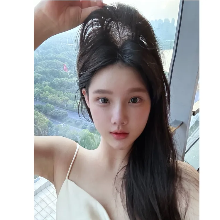 徐鹿云纱轻呼吸 假颅顶/假发/纯真发天灵盖/后脑勺