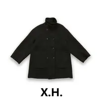 【刘小黑】棉柔羊驼轻暖翻领大衣外套