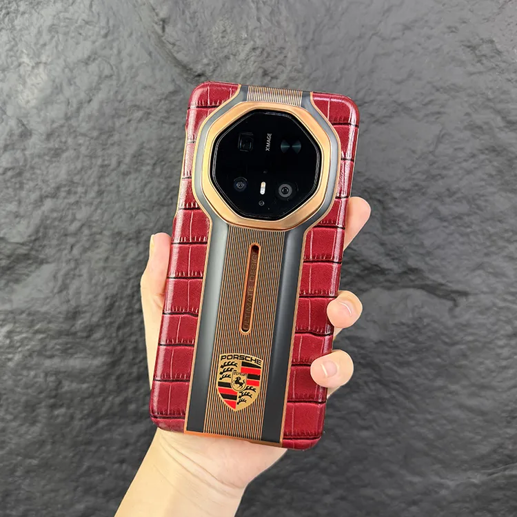 适用华为Mate70rs手机壳商务高档40rs超薄真皮保护壳60rs简约时尚