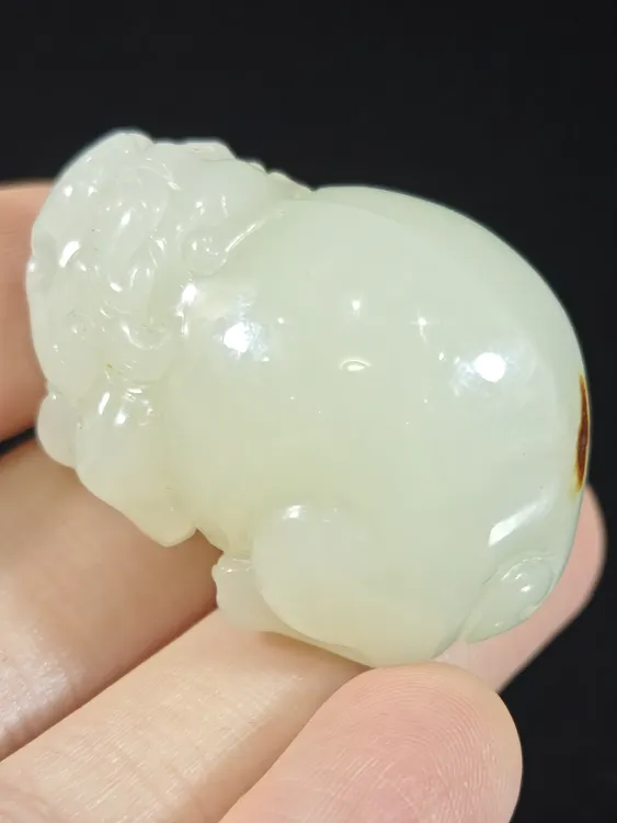 天然和田玉貔貅摆件手把件吊坠玉佩挂件