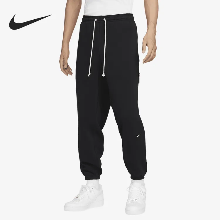 Nike/耐克正品2024新款男士篮球训练柔软针织长裤FZ0225-010