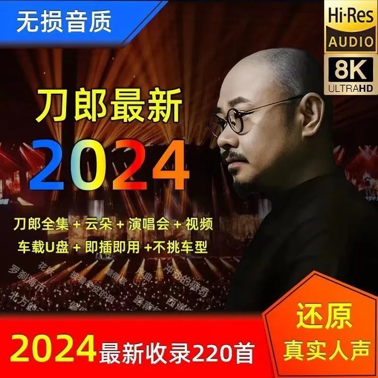 刀郎2024南京成都广州演唱会高清视频mp4车载u盘音乐合集mp3