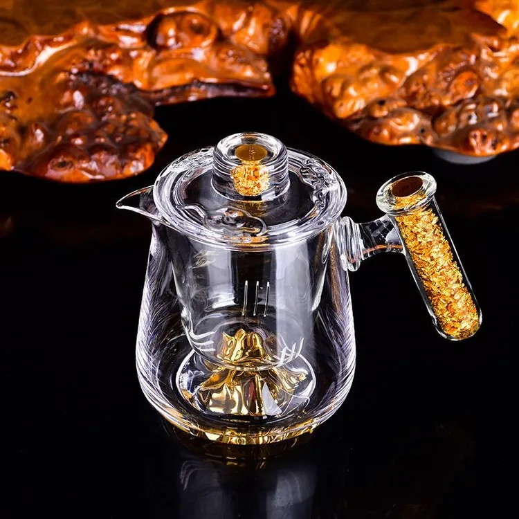 高颜值一整套新款金山款马克杯水杯耐热防烫水晶玻璃家用办公杯
