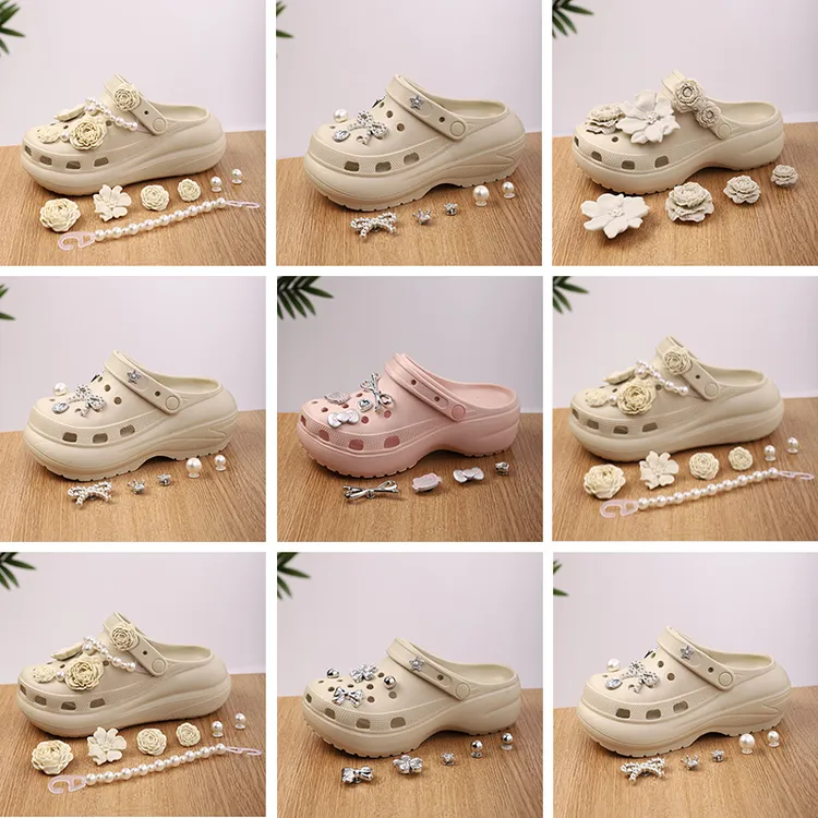 【经典云朵4.1CM】女鞋厚底洞洞鞋夏季外穿防滑软底凉鞋户外休闲鞋