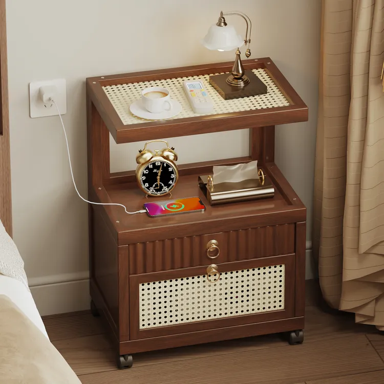床头柜卧室床头置物架家用多功能移动储物柜床边柜小型简易收纳柜