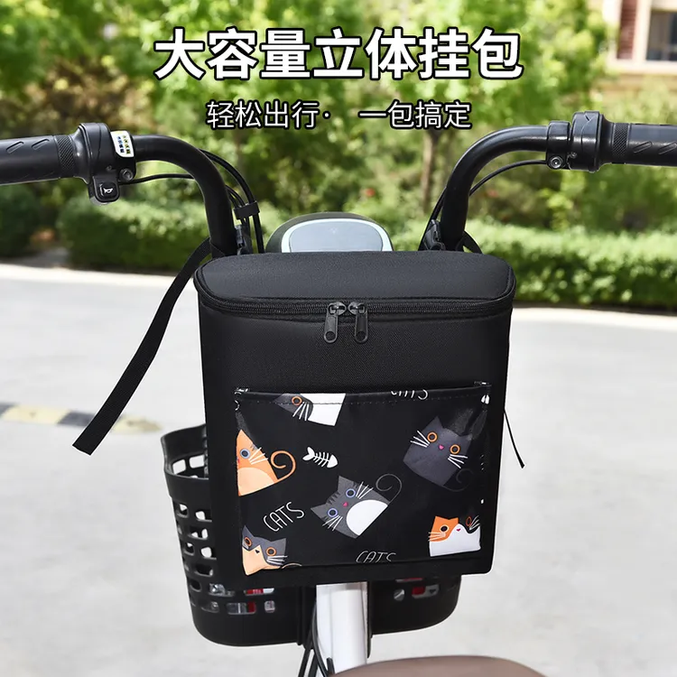 电动车前置挂包防水挂物包收纳袋置物神奇电瓶车挂兜超大容量通用