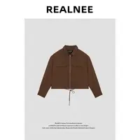 【REALNEE】“Y毛衫”正肩拉链夹克外套RLMMY4WT02296