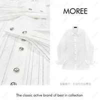 【MOREE】Modèle d’automne条纹高级感衬衣-F8581