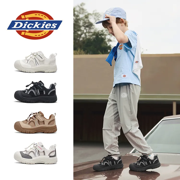 【鲸鱼妈妈专属.抗扭减震鞋】Dickies儿童鞋2025秋季防滑跳绳鞋