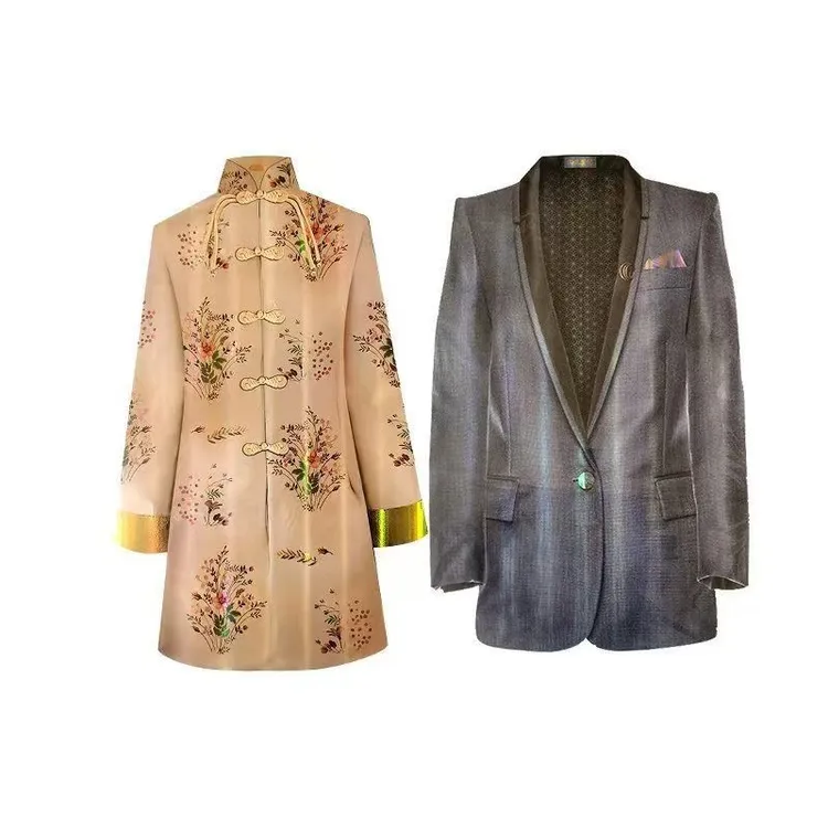 寒衣节清明节祭祀用纸衣唐装样式精美印刷烧纸