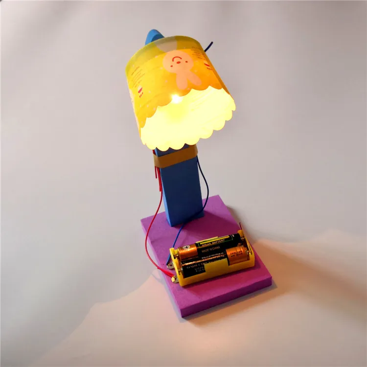 diy手工可调节亮度小台灯儿童科技小制作实验器材料包科教玩简易