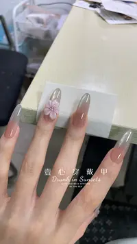兰亭序-壹心纯手工穿戴甲 美甲贴片可拆卸假指甲10片装