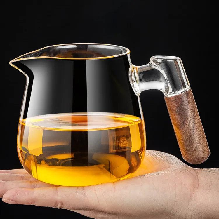 玻璃公道杯茶漏一体过滤加厚耐热茶壶分茶器家用泡茶功夫茶具