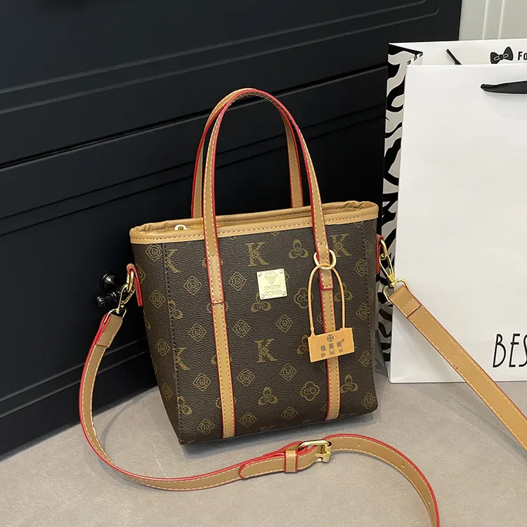 高级感包包女2025新款时尚欧美菜篮子购物袋气质单肩斜挎手提女包