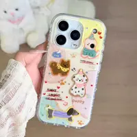 小众趣味可爱小狗创意双层15适用苹果16pro手机壳iphone17promax