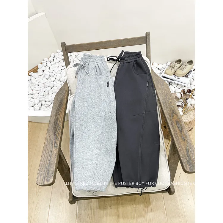 【12月10新款】童装男童百搭加绒裤子2025秋冬新款休闲裤MMK841631