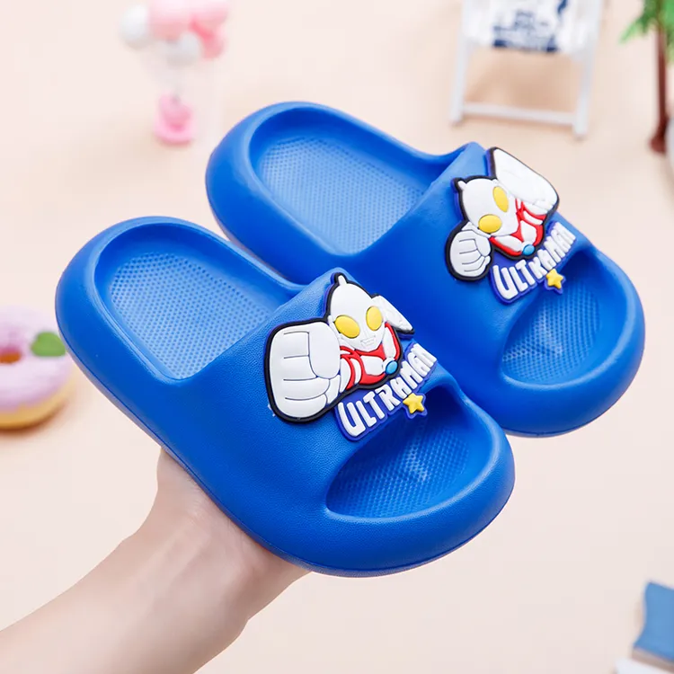 夏季新款奥特曼EVA可爱儿童拖鞋男女童防滑舒适轻便外穿室内拖鞋