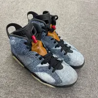 45码 95新 AJ6 水洗丹宁 球鞋