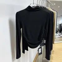 【上衣】春夏季新款百搭宽松休闲女装6273[BLK]Q