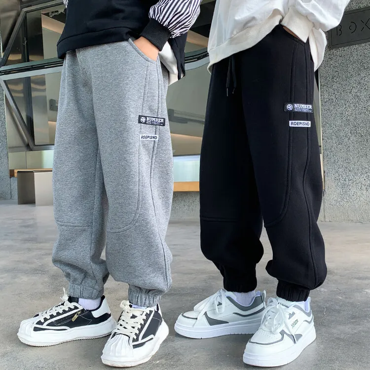 新款男童裤子运动春秋2024中大童休闲长裤休闲裤宽松春秋款儿童