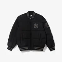 林一粉丝专属 NEW ERA MLB系列纽约洋基队飞行员棒球服羽绒服黑色