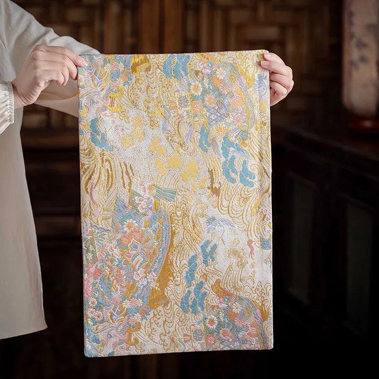 花梦一舟锦缎织绣干泡茶席双层加厚隔热功夫茶道茶垫