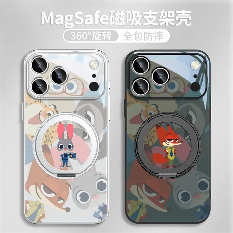 朱迪尼克适用苹果17pm磁吸手机壳华为mate70动漫pura80支架小米15