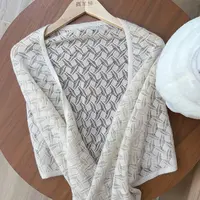 S·Y·C【绒王之小羊披肩】多功能实用！100纯山羊绒镂空围巾BABY25013