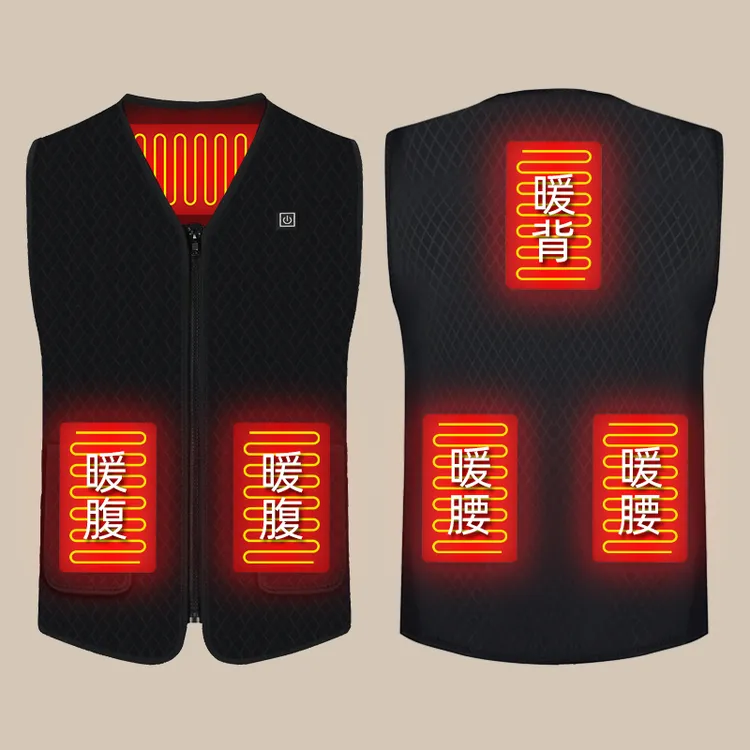 蓝海洋马甲男士马夹加绒防寒坎肩保暖背心钓鱼服马夹户外保暖背心