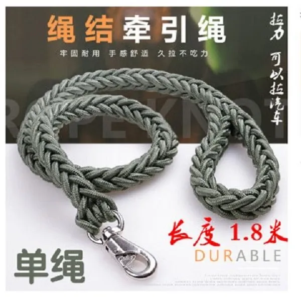 中大型犬狗狗牵引绳项圈金毛萨摩耶哈士奇遛狗绳子栓狗专用防冲