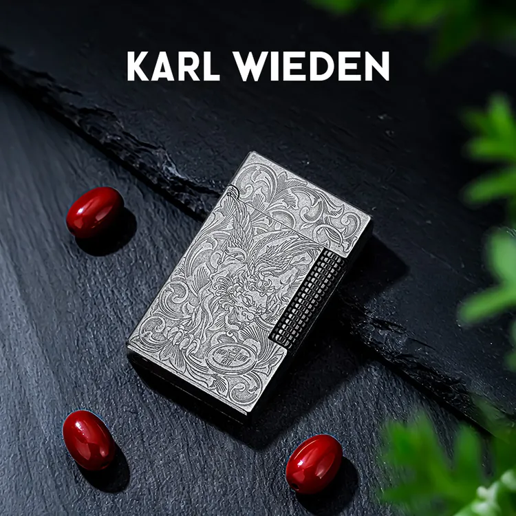 古银唐草貔貅KW风格黄铜朗声打火机高档男生礼物