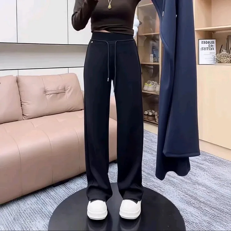 4493款加绒空气层直筒裤-Q