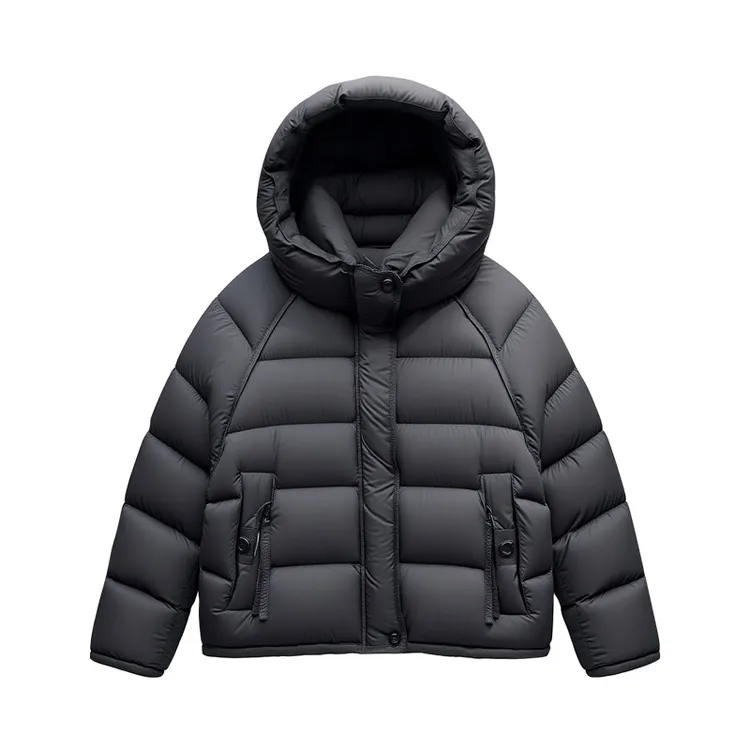 宿慕SUMU经典连帽款90白鸭绒羽绒服女1-1冬季新款5826